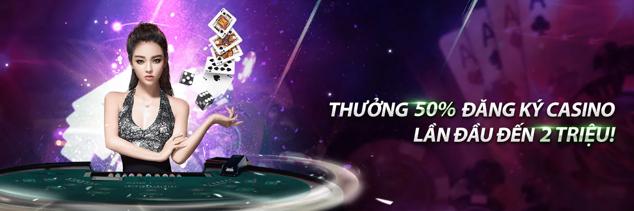 Banner quảng cáo 123 Casino với các trò chơi và khuyến mãi hấp dẫn